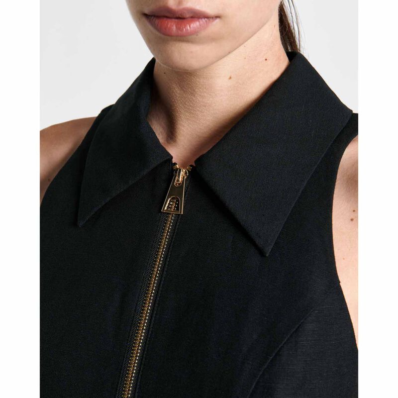 Cue Linen Blend Midi Dress image number 2